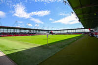 19.08.2026, München, Deutschland. FC Bayern München U19 vs. VfB Stuttgart U19 am FC Bayern Campus in München. Übersicht
