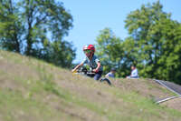 Mindelheim, Deutschland – 23.05.2026: Eröffnung der neuen BikeArea auf der Schwabenwiese in Mindelheim. Die von Schanzenwerk gestaltete und gebaute Anlage umfasst Pumptrack-, Flowline- und Jumpline-Elemente für Kinder, Jugendliche und Erwachsene.