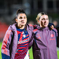 22.09.2026, Unterhaching, Deutschland. UEFA Women's Champions League, 1. Spieltag der Ligaphase: FC Bayern München Frauen gegen Manchester City. UWCL-Auftakt der FC Bayern Frauen und erstes UWCL-Pflichtspiel im neuen Zuhause Sportpark Unterhaching. Jovana Damnjanović (FC Bayern Frauen)