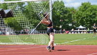 Mindelheim, Deutschland - 09.05.2026: Wettkampf bei der Internationalen Bodensee-Leichtathletik (IBL) 2026 im Julius-Stromayer-Stadion.