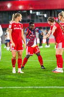 31.08.2026, München, Deutschland. Google Pixel Frauen-Bundesliga: FC Bayern München Frauen gegen 1. FSV Mainz 05 Frauen am FC Bayern Campus. Erstes Heimspiel des FC Bayern München in der Saison 2026/27. Bernadette Amani (FC Bayern Frauen)
