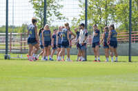 05.08.2026, München, Deutschland. Google Pixel Frauen-Bundesliga: Die FC Bayern Frauen absolvieren auf dem FC Bayern Campus eine Trainingseinheit zur Vorbereitung auf das Testspiel gegen Paris FC. Übersicht