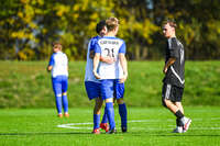 04.10.2026, Bad Wörishofen, Deutschland. U19 (A-Jun.) Kreisklasse Allgäu - Nord: FC Bad Wörishofen U19 gegen SG Unterrieden U19. Spielort: Stadion Am Unteren Hart. Niklas Lichtenberg (FC Bad Wörishofen) beim Jubel, jubelnd, feiernd mit Florim Veselaj (FC Bad Wörishofen)