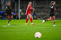22.09.2026, Unterhaching, Deutschland. UEFA Women's Champions League, 1. Spieltag der Ligaphase: FC Bayern München Frauen gegen Manchester City. UWCL-Auftakt der FC Bayern Frauen und erstes UWCL-Pflichtspiel im neuen Zuhause Sportpark Unterhaching. Glódís Perla Viggósdóttir (FC Bayern Frauen)