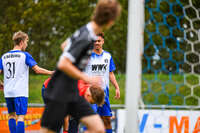 11.10.2026, Bad Wörishofen, Bayern, Deutschland. U19 (A-Jun.) Kreisklasse Allgäu – Nord: FC Bad Wörishofen U19 gegen JFG Wertachtal U19. Spielort: Stadion Unteres Hart. Saison 2026/2027. Julian Bleyer (FC Bad Wörishofen) traurig, bedrückt, niedergeschlagen