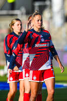 22.09.2026, Unterhaching, Deutschland. UEFA Women's Champions League, 1. Spieltag der Ligaphase: FC Bayern München Frauen gegen Manchester City. UWCL-Auftakt der FC Bayern Frauen und erstes UWCL-Pflichtspiel im neuen Zuhause Sportpark Unterhaching. Giulia Gwinn (FC Bayern Frauen)