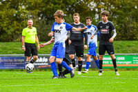 11.10.2026, Bad Wörishofen, Bayern, Deutschland. U19 (A-Jun.) Kreisklasse Allgäu – Nord: FC Bad Wörishofen U19 gegen JFG Wertachtal U19. Spielort: Stadion Unteres Hart. Saison 2026/2027. Niklas Lichtenberg (FC Bad Wörishofen) am Ball, mit dem Ball, in einer Spielszene