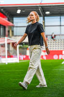 06.09.2026, München, Deutschland. Google Pixel Frauen-Bundesliga: FC Bayern München Frauen gegen SC Freiburg Frauen am FC Bayern Campus. Stine Ballisager (FC Bayern Frauen)