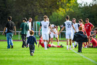 03.10.2026, Mindelheim, Deutschland. Kreisliga Allgäu Nord: TSV Mindelheim gegen (SG) Sontheim/Westerheim. Spielort: Julius-Strohmayer Stadion. Jonas Miller (TSV Mindelheim) nachdenklich, ernst, fokussiert