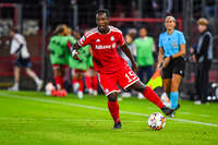 22.09.2026, Unterhaching, Deutschland. UEFA Women's Champions League, 1. Spieltag der Ligaphase: FC Bayern München Frauen gegen Manchester City. UWCL-Auftakt der FC Bayern Frauen und erstes UWCL-Pflichtspiel im neuen Zuhause Sportpark Unterhaching. Bernadette Amani (FC Bayern Frauen)