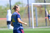 19.08.2026, München, Deutschland. Google Pixel Frauen-Bundesliga: Die FC Bayern Frauen absolvieren auf dem FC Bayern Campus eine Trainingseinheit vor dem Bundesliga-Saisonauftakt gegen den 1. FC Union Berlin. Klara Bühl (FC Bayern Frauen)
