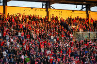 22.09.2026, Unterhaching, Deutschland. UEFA Women's Champions League, 1. Spieltag der Ligaphase: FC Bayern München Frauen gegen Manchester City. UWCL-Auftakt der FC Bayern Frauen und erstes UWCL-Pflichtspiel im neuen Zuhause Sportpark Unterhaching. Fans