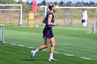 19.08.2026, München, Deutschland. Google Pixel Frauen-Bundesliga: Die FC Bayern Frauen absolvieren auf dem FC Bayern Campus eine Trainingseinheit vor dem Bundesliga-Saisonauftakt gegen den 1. FC Union Berlin. Giulia Gwinn (FC Bayern Frauen)