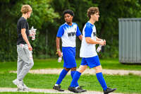 13.09.2026, Bad Wörishofen, Deutschland. U19-Freundschaftsspiel: FC Bad Wörishofen gegen SC Wörthsee. Max Hartmann (FC Bad Wörishofen), Szymon Maksymiak (FC Bad Wörishofen), Samuel Greil Correira (FC Bad Wörishofen)