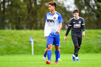 11.10.2026, Bad Wörishofen, Bayern, Deutschland. U19 (A-Jun.) Kreisklasse Allgäu – Nord: FC Bad Wörishofen U19 gegen JFG Wertachtal U19. Spielort: Stadion Unteres Hart. Saison 2026/2027. Julian Bleyer (FC Bad Wörishofen) nachdenklich, ernst, fokussiert