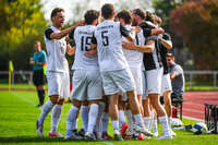 03.10.2026, Mindelheim, Deutschland. Kreisliga Allgäu Nord: TSV Mindelheim gegen (SG) Sontheim/Westerheim. Spielort: Julius-Strohmayer Stadion. Mindelheim beim Jubel, jubelnd, feiernd