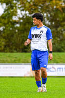 11.10.2026, Bad Wörishofen, Bayern, Deutschland. U19 (A-Jun.) Kreisklasse Allgäu – Nord: FC Bad Wörishofen U19 gegen JFG Wertachtal U19. Spielort: Stadion Unteres Hart. Saison 2026/2027. Abdul (FC Bad Wörishofen) nachdenklich, ernst, fokussiert