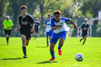 04.10.2026, Bad Wörishofen, Deutschland. U19 (A-Jun.) Kreisklasse Allgäu - Nord: FC Bad Wörishofen U19 gegen SG Unterrieden U19. Spielort: Stadion Am Unteren Hart. Julian Bleyer (FC Bad Wörishofen) beim Laufen, im Sprint, in einer Laufszene