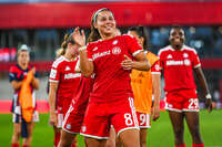 31.08.2026, München, Deutschland. Google Pixel Frauen-Bundesliga: FC Bayern München Frauen gegen 1. FSV Mainz 05 Frauen am FC Bayern Campus. Erstes Heimspiel des FC Bayern München in der Saison 2026/27. Lena Oberdorf (FC Bayern Frauen)