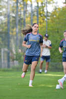 05.08.2026, München, Deutschland. Google Pixel Frauen-Bundesliga: Die FC Bayern Frauen absolvieren auf dem FC Bayern Campus eine Trainingseinheit zur Vorbereitung auf das Testspiel gegen Paris FC. Kassandra Potsi (FC Bayern Frauen)