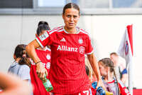 19.09.2026, München, Deutschland. Google Pixel Frauen-Bundesliga: FC Bayern München Frauen gegen 1. FC Köln Frauen am FC Bayern Campus. Klara Bühl (FC Bayern Frauen)