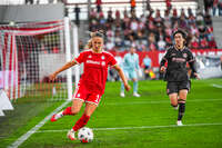 31.08.2026, München, Deutschland. Google Pixel Frauen-Bundesliga: FC Bayern München Frauen gegen 1. FSV Mainz 05 Frauen am FC Bayern Campus. Erstes Heimspiel des FC Bayern München in der Saison 2026/27. Katharina Naschenweng (FC Bayern Frauen)