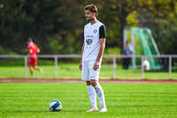 03.10.2026, Mindelheim, Deutschland. Kreisliga Allgäu Nord: TSV Mindelheim gegen (SG) Sontheim/Westerheim. Spielort: Julius-Strohmayer Stadion. Niko Hefele (TSV Mindelheim) nachdenklich, ernst, fokussiert