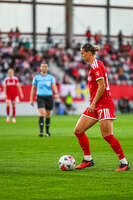 31.08.2026, München, Deutschland. Google Pixel Frauen-Bundesliga: FC Bayern München Frauen gegen 1. FSV Mainz 05 Frauen am FC Bayern Campus. Erstes Heimspiel des FC Bayern München in der Saison 2026/27. Klara Bühl (FC Bayern Frauen)