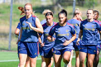19.08.2026, München, Deutschland. Google Pixel Frauen-Bundesliga: Die FC Bayern Frauen absolvieren auf dem FC Bayern Campus eine Trainingseinheit vor dem Bundesliga-Saisonauftakt gegen den 1. FC Union Berlin. Glodis Perla Viggosdottir (FC Bayern Frauen)