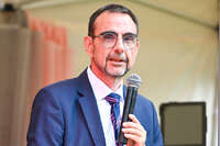 01.08.2026 – Bad Wörishofen, Deutschland: Das Roséweinfest im Hotel Sonnengarten findet zum zweiten Mal statt. Klaus Holetschek (CSU-Politiker, MdL)